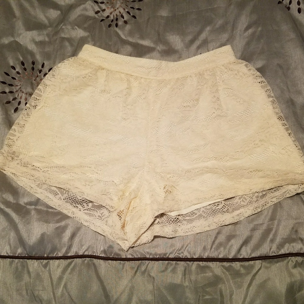 Lace shorts
